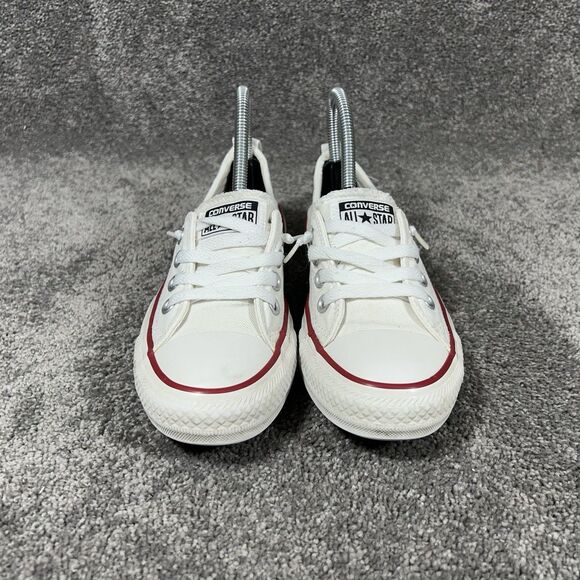 Converse Chuck Taylor All Star Shoreline 537084F Women’s Sz 6.5 White Shoes Used - Picture 2 of 11